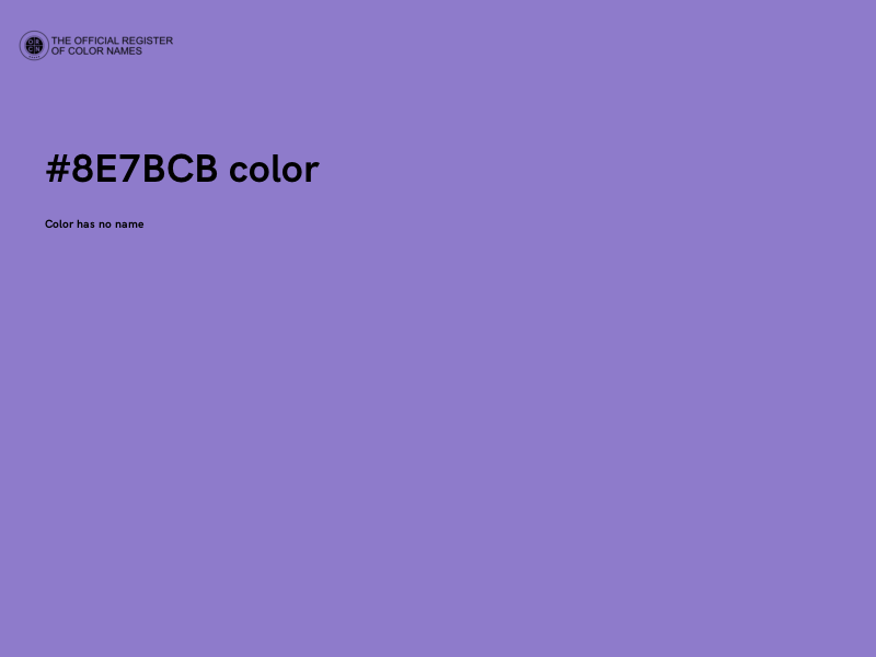 #8E7BCB color image