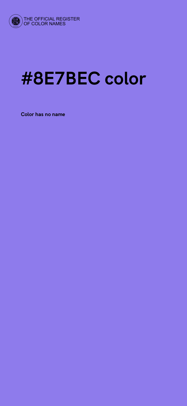 #8E7BEC color image