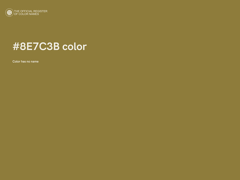 #8E7C3B color image