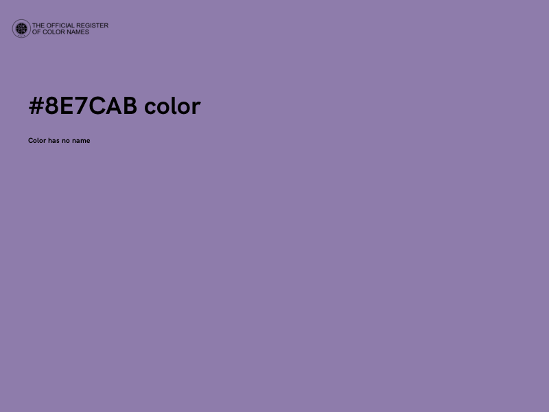 #8E7CAB color image