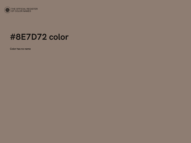 #8E7D72 color image