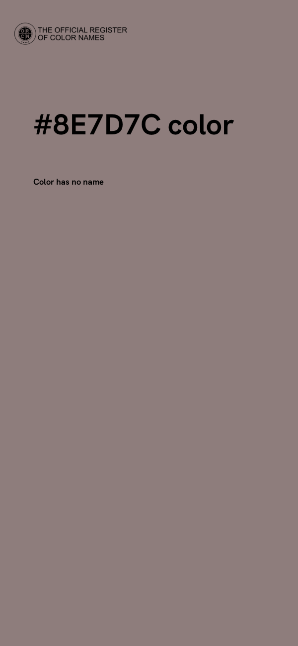 #8E7D7C color image