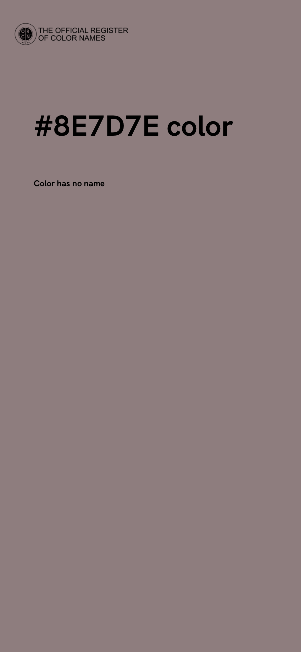 #8E7D7E color image