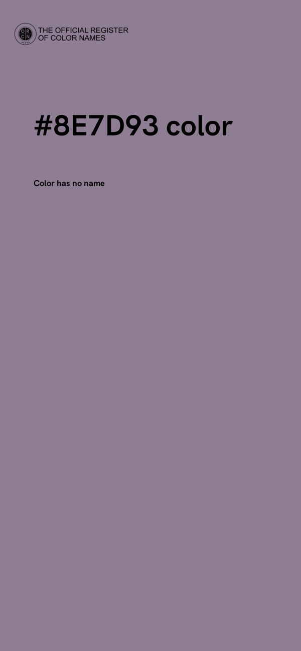 #8E7D93 color image