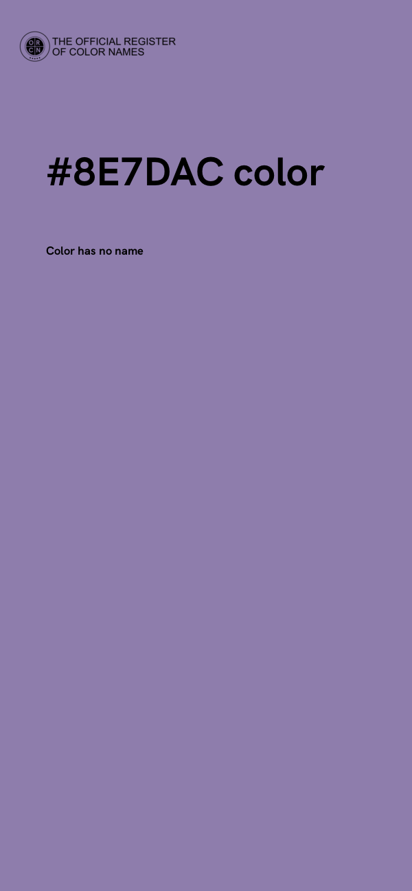 #8E7DAC color image