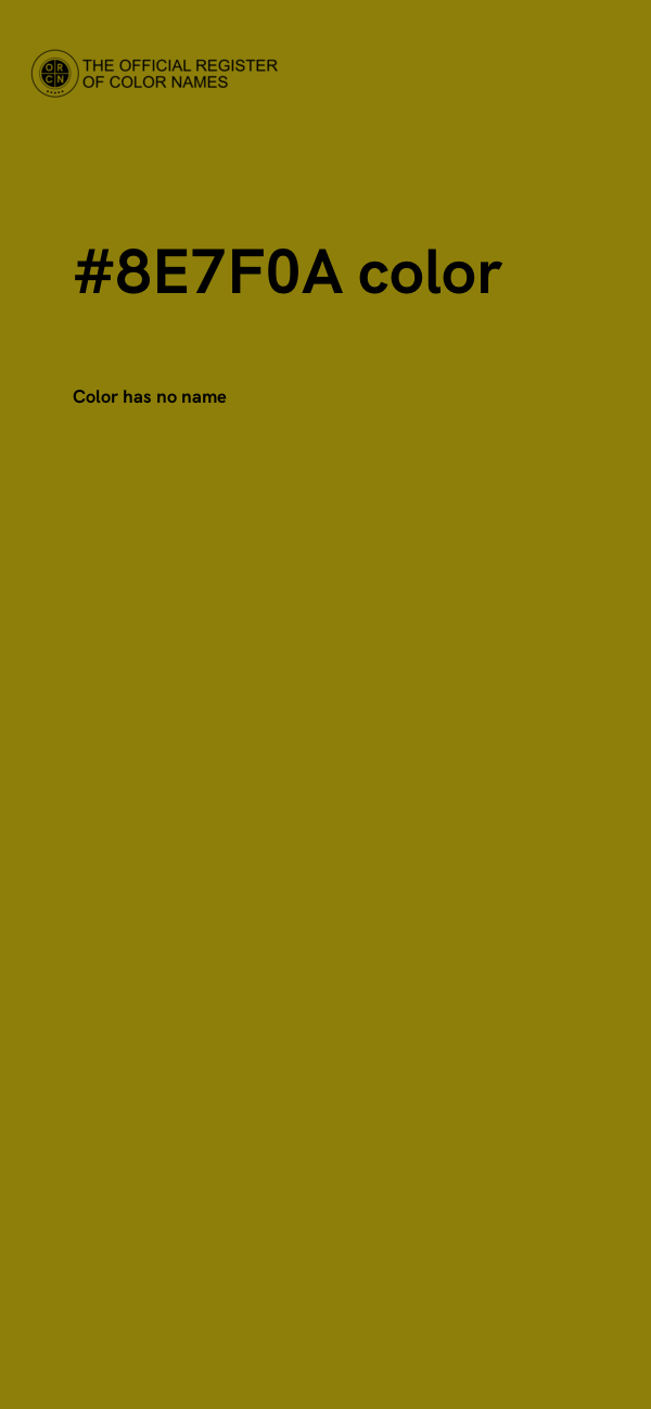#8E7F0A color image