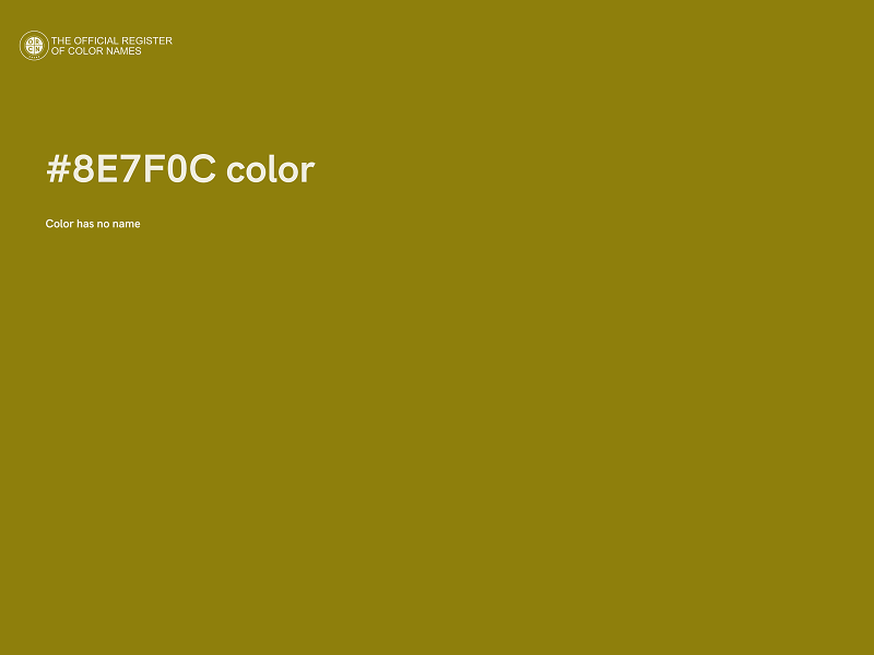 #8E7F0C color image