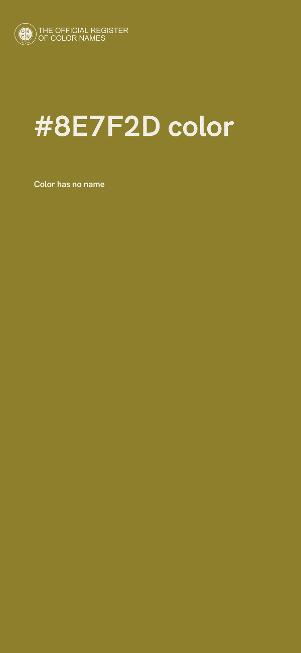 #8E7F2D color image