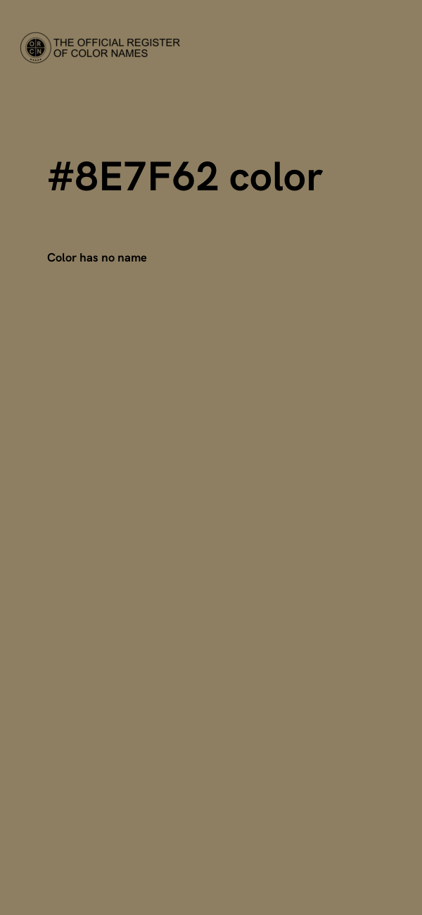 #8E7F62 color image