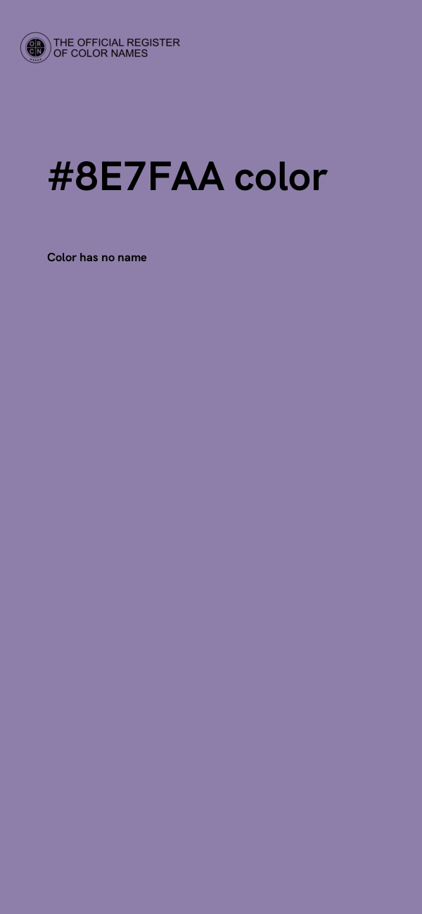 #8E7FAA color image