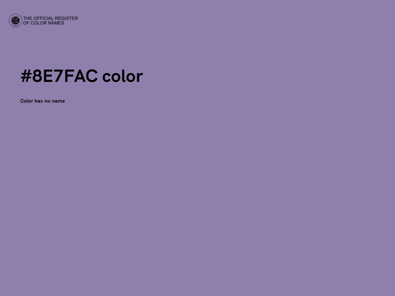 #8E7FAC color image