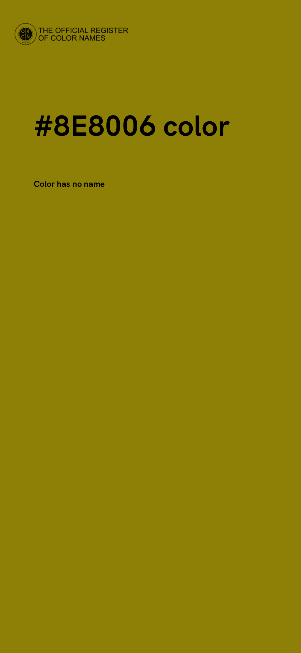 #8E8006 color image