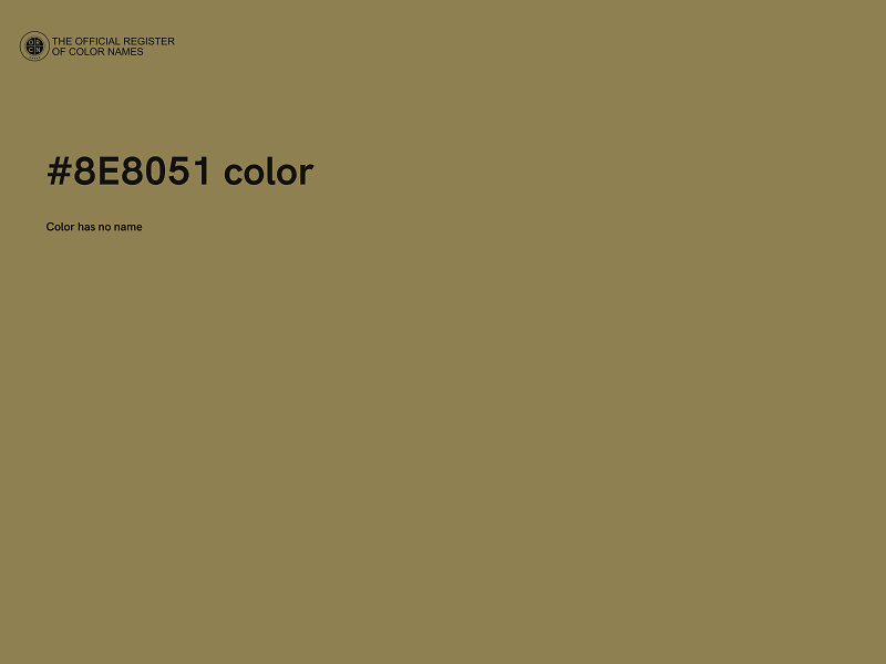 #8E8051 color image