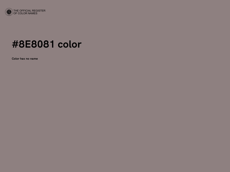 #8E8081 color image