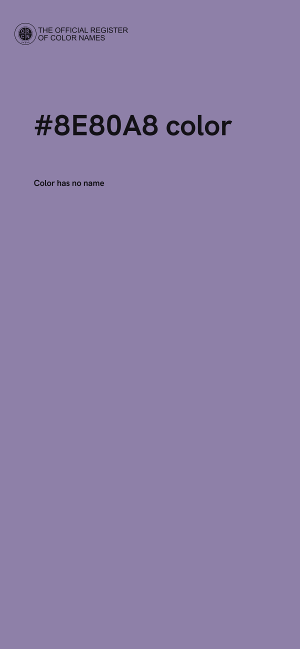 #8E80A8 color image