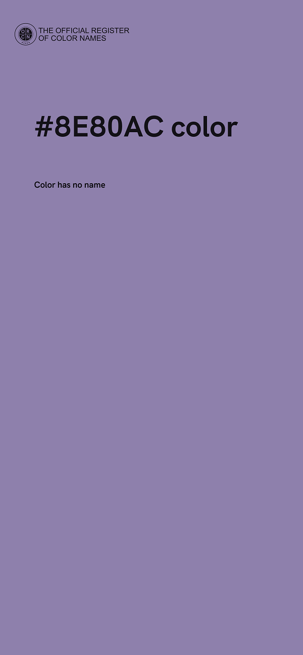#8E80AC color image
