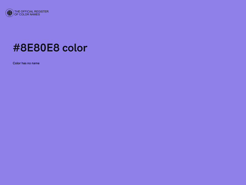 #8E80E8 color image