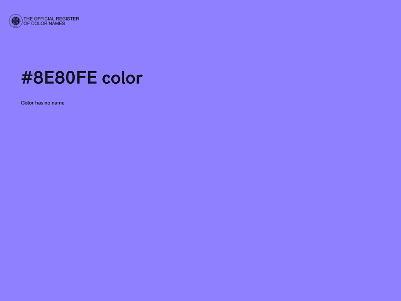 #8E80FE color image
