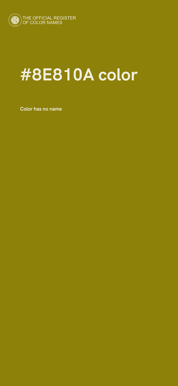 #8E810A color image