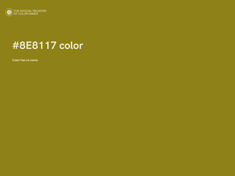 #8E8117 color image