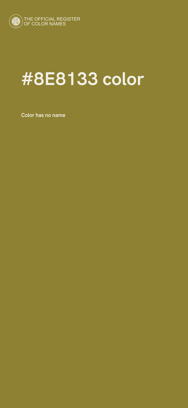 #8E8133 color image