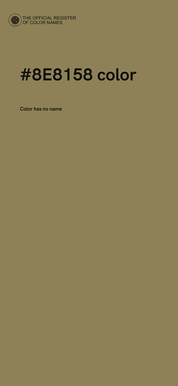 #8E8158 color image
