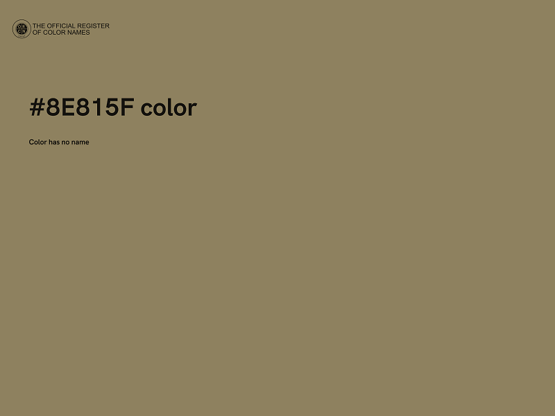 #8E815F color image