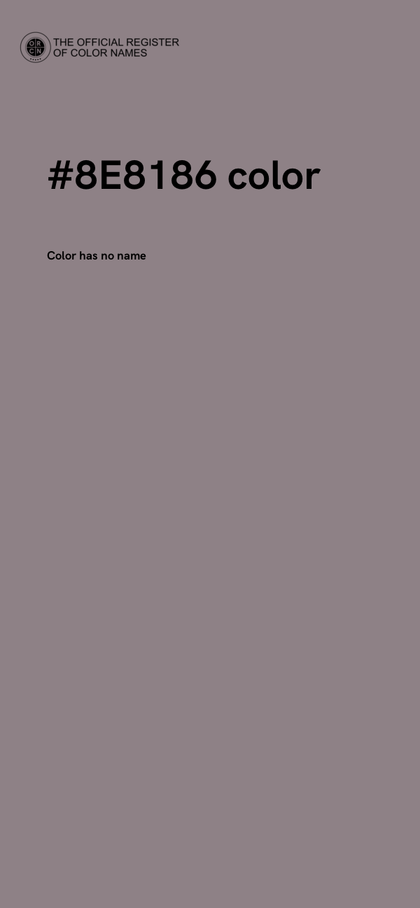 #8E8186 color image