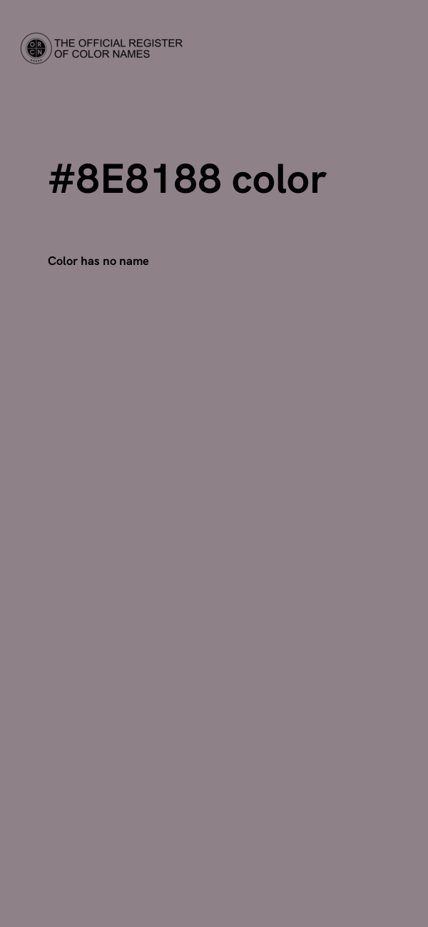 #8E8188 color image