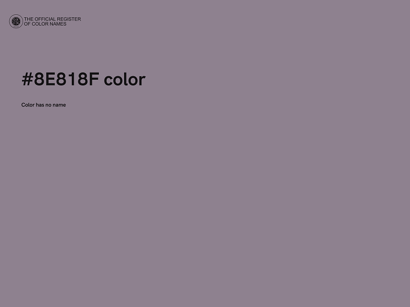 #8E818F color image