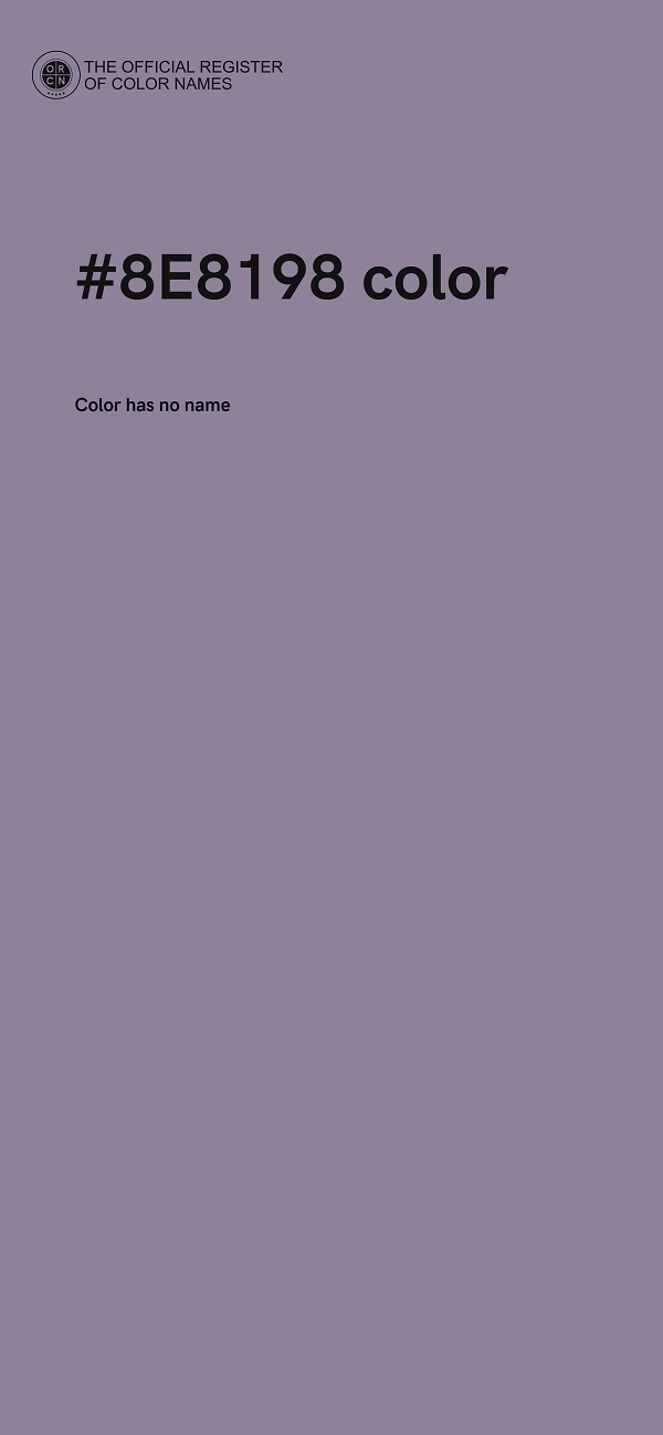 #8E8198 color image