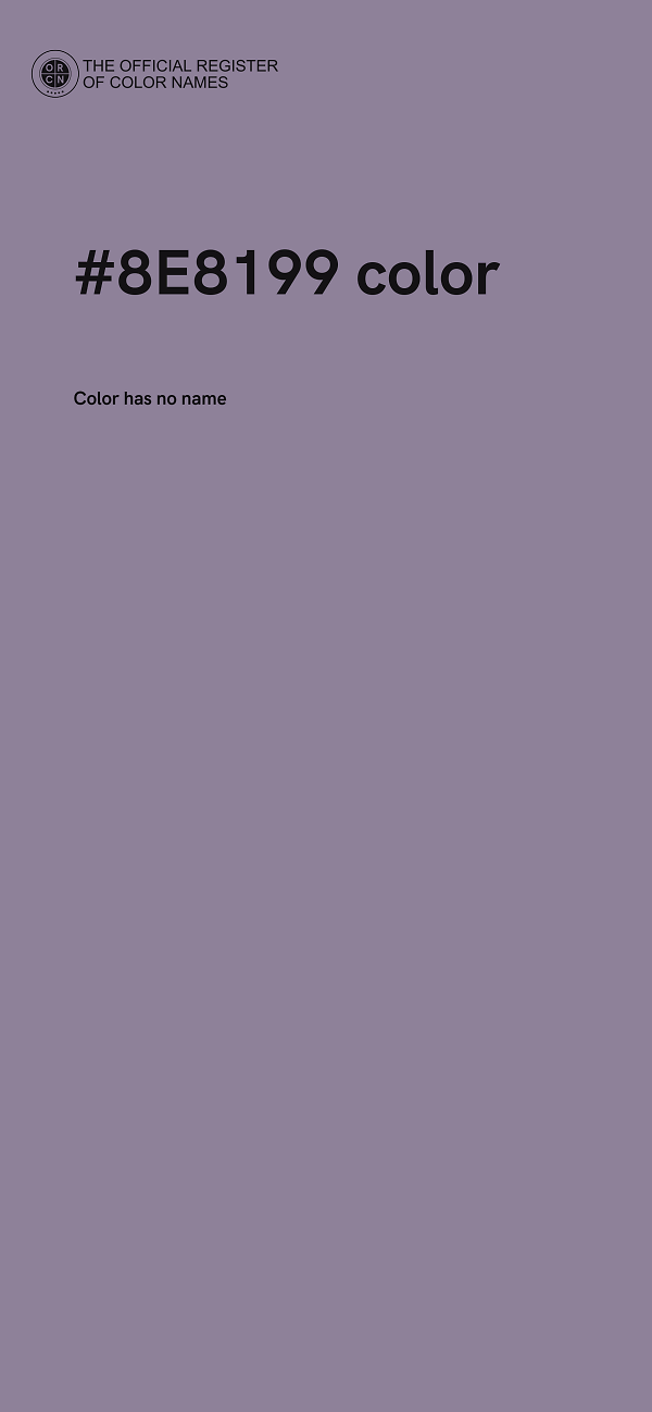 #8E8199 color image
