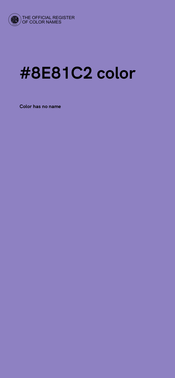 #8E81C2 color image