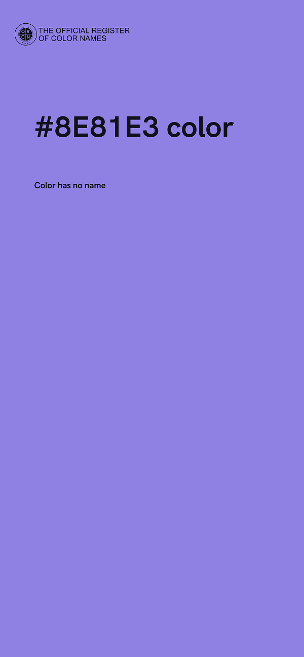 #8E81E3 color image