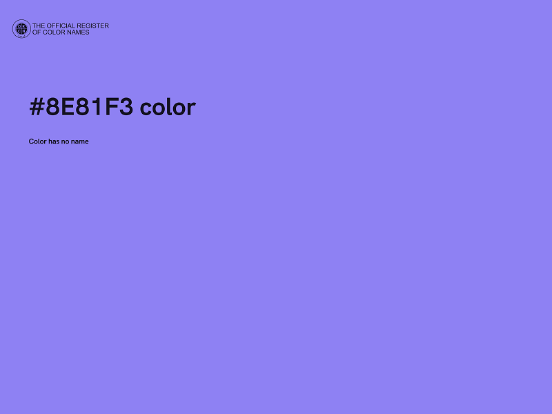 #8E81F3 color image