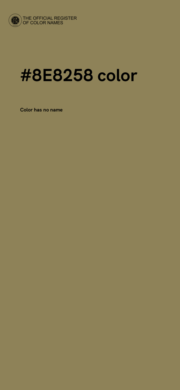 #8E8258 color image