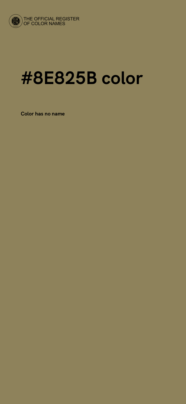 #8E825B color image