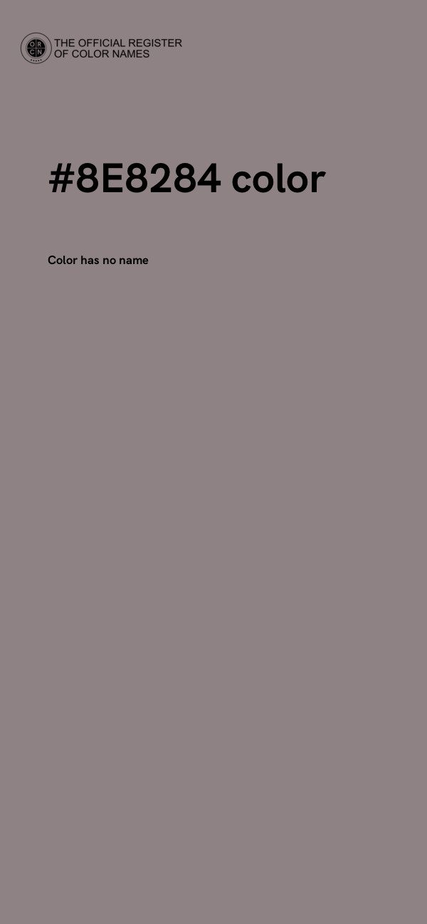 #8E8284 color image