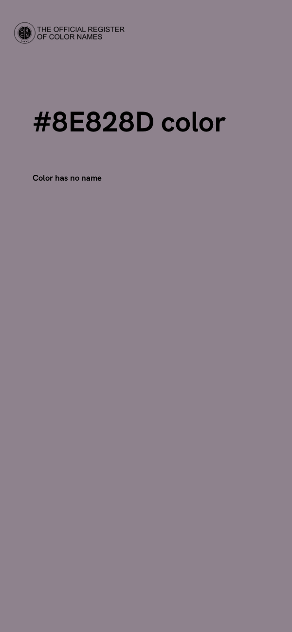 #8E828D color image