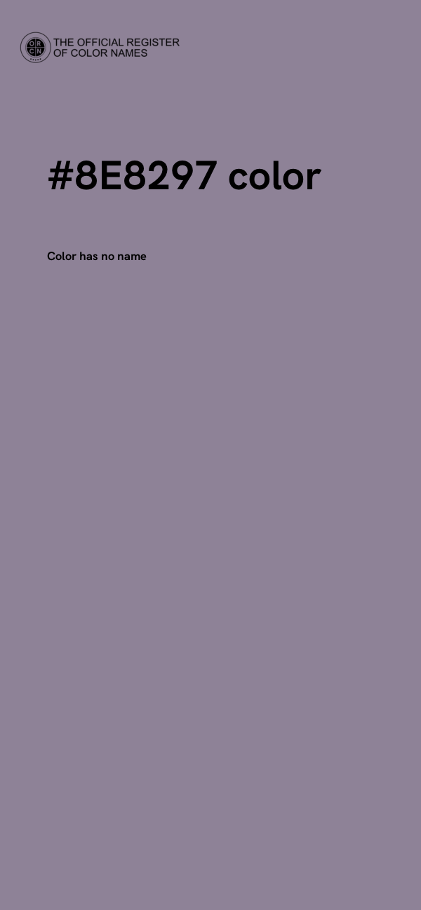 #8E8297 color image