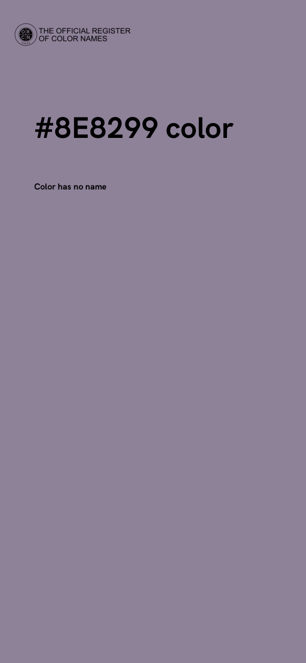 #8E8299 color image