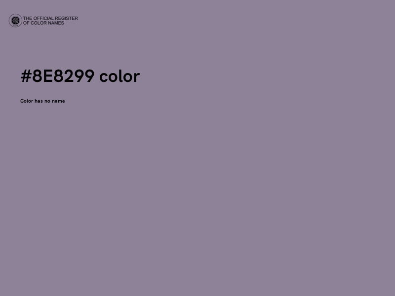 #8E8299 color image
