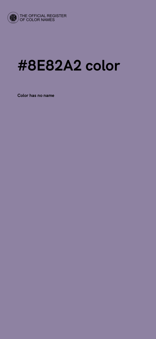 #8E82A2 color image