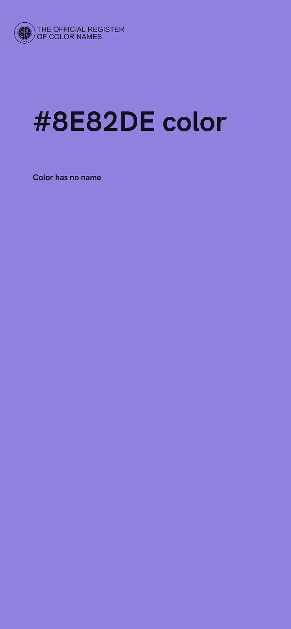 #8E82DE color image