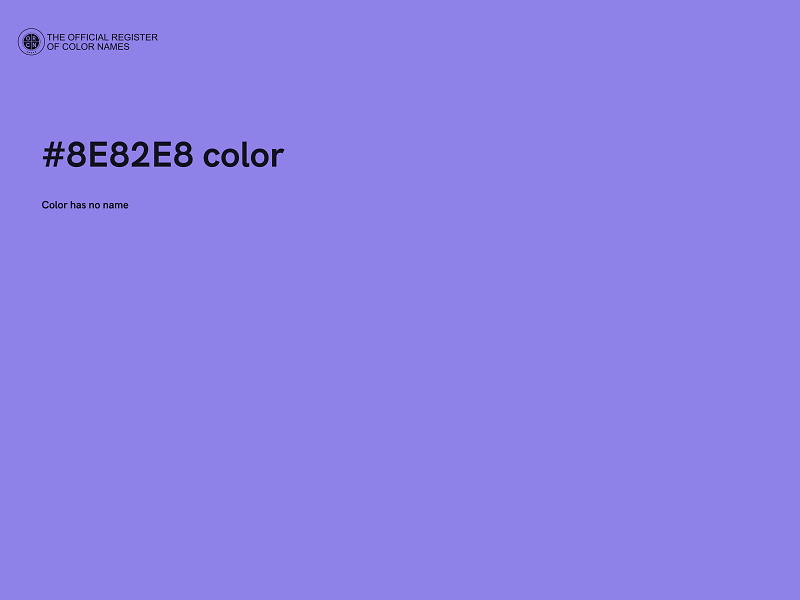 #8E82E8 color image