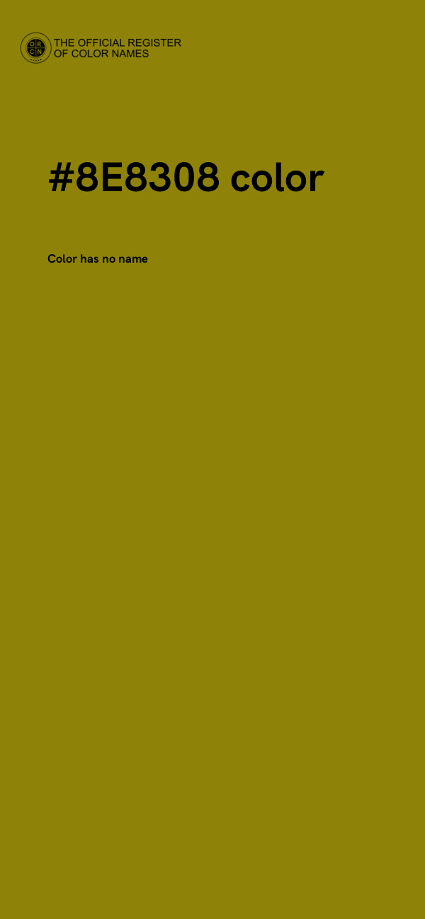 #8E8308 color image