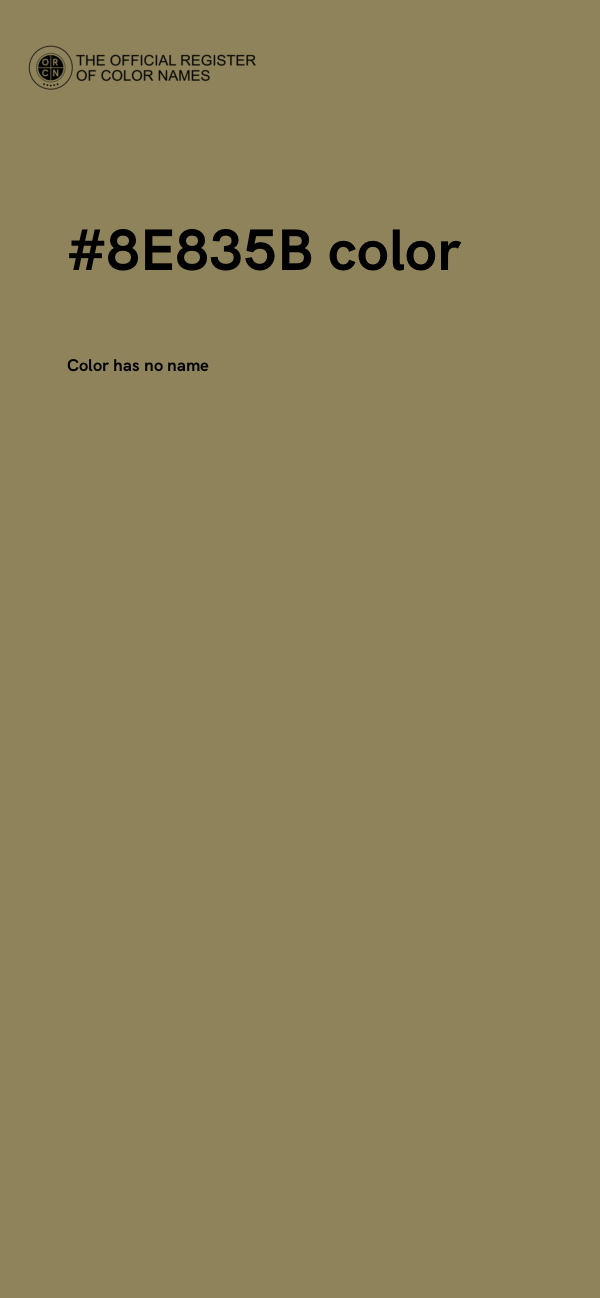 #8E835B color image