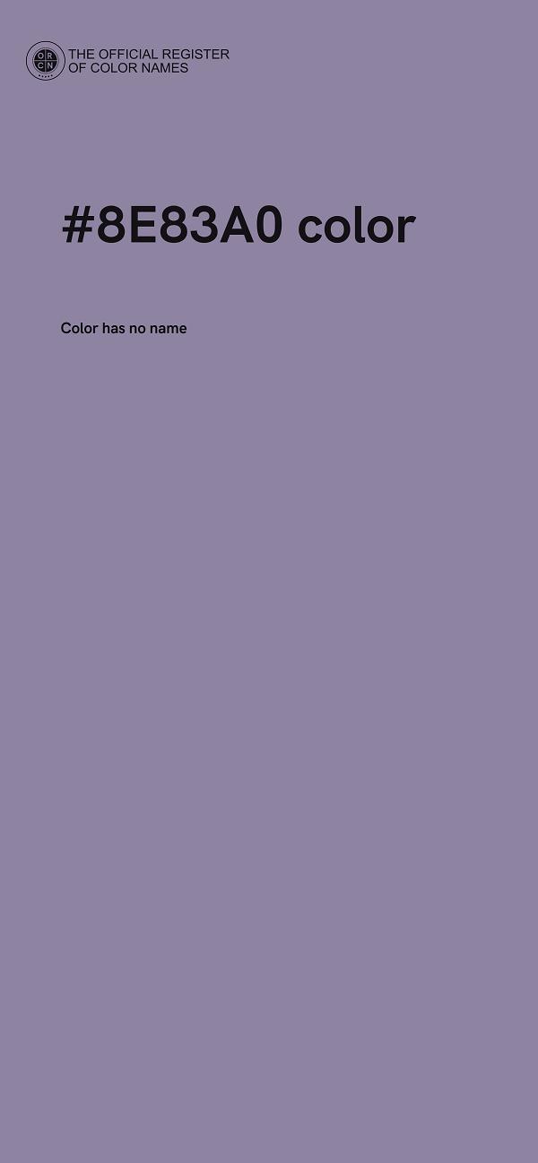 #8E83A0 color image