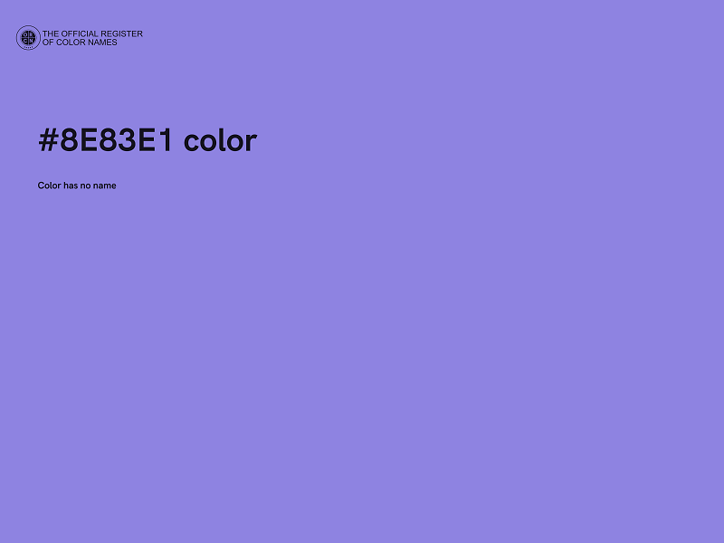 #8E83E1 color image