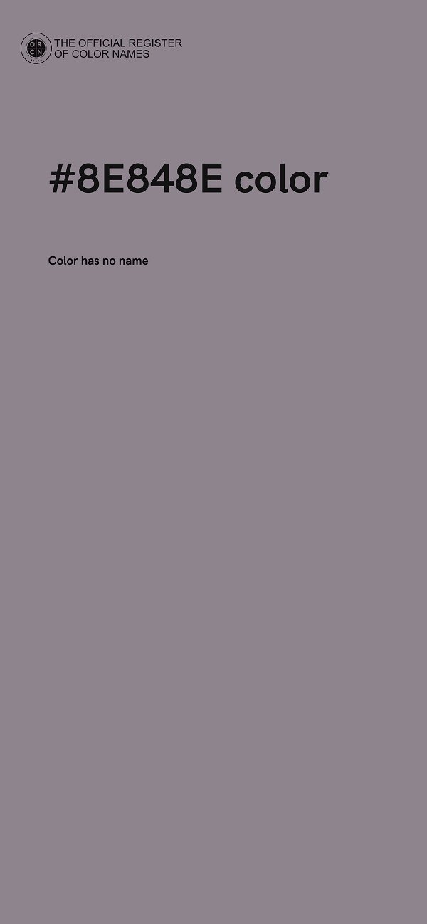#8E848E color image